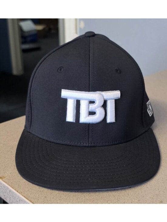 The Game Other - Brand New TBT Swag Baseball Mens XL Black Fitted Performance Hat The Game